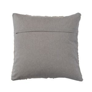 Creative Co-Op Cotton Tufted Throw, Ivory Pillow