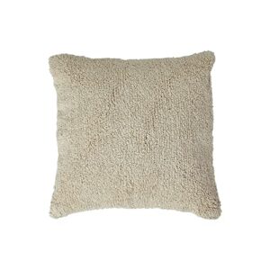 creative co-op cotton tufted throw, ivory pillow