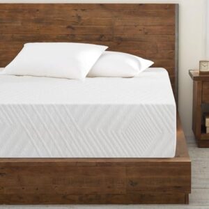 airdown full size mattress, 6 inch memory foam mattress full for kids bed daybed individual bunk, medium firm green tea gel mattress in a box