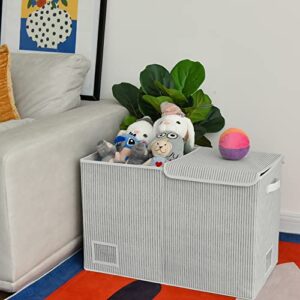 GRANNY SAYS Bundle of 1-Pack Playroom Storage Bin & 1-Pack Extra Large Storage Box with Lid