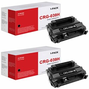 alumuink compatible 0452c001 high yield toner cartridge replacement for canon 039h crg039h crg-039h imageclass lbp312dn bp312x mf525dw printer (2-pack black)
