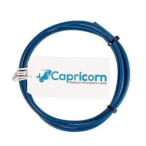 Official Creality 3D Capricorn XS Series Bowden Tube, PTFE Bowden Tube (2 Meters) with 4Pcs PC4-M6 Fittings and 4Pcs PC4-M10 Fittings for 3D Printer 1.75mm Filament with 1 Blue Filament