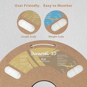 PLA Glow in The Dark Green and Blue Bundle, Duramic 3D Printing Filament 1.75mm, Dimensional Accuracy +/- 0.05 mm