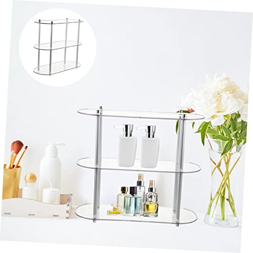 Cabilock Household Detachable for Multi-Function Storage Toiletries Desk Dresser Vanity Multi-Layer Rack Multiple Kitchen Perfume Shelf Organizer Stand Under Bathroom Sink Organization