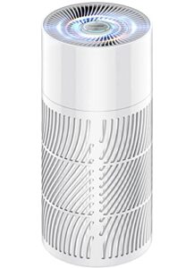 nuwave oxypure air purifiers 3xl h13 hepa filter for home bedroom allergies, 17db, 360° air intake, removal to 0.1 micron smoke dust mold pollen bacteria pet hair odor, air quality sensor, energy star