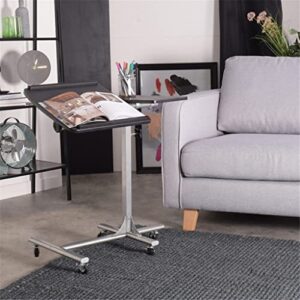 LHLLHL Lifting Computer Desk Rolling Table Desk with Adjustable Height Laptop Notebook Swivel Desk with 5 Wheels Leg Table