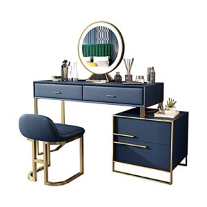 wykdd nordic vanity dressing table home dressers bedroom furniture moveable bedside table with wooden dressing table cabinet (color : d)