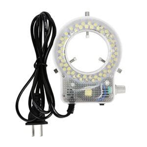 lab microscope equipment microscope led ring light adjustable lamp 110v-240v microscope circle light for industrial microscope microscope accessories (color : white)