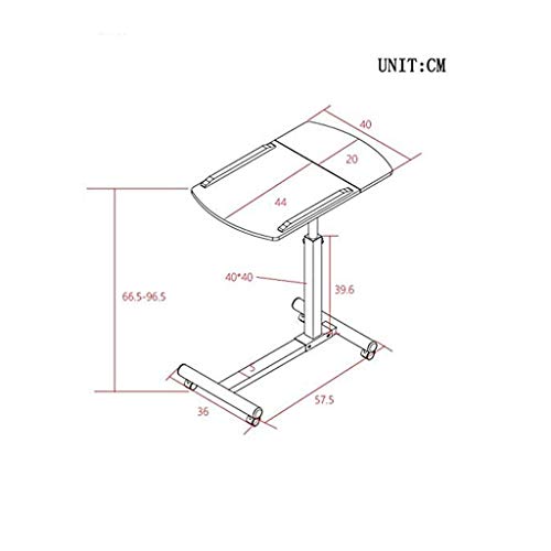 TREXD Computer Desk, Student Multifunctional Desk with Folding Desk Portable Home, Simple and