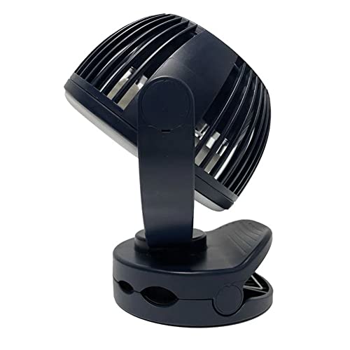 KICKASS Portable 5V Clip Fan with White LED Light