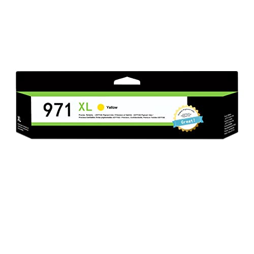 971XL Yellow PageWide Cartridge - Dohn 1 Pack 971XL CN628AM Ink Cartridge Replacement for HP 971 971XL Works with OfficeJet Pro X451 X476 X551 X576 Printer