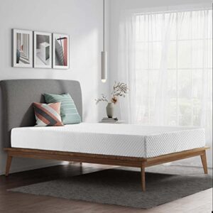 tmeosk full size 10" euro hybrid tight top mattress, gel memory foam mattress for cool sleep & balance support
