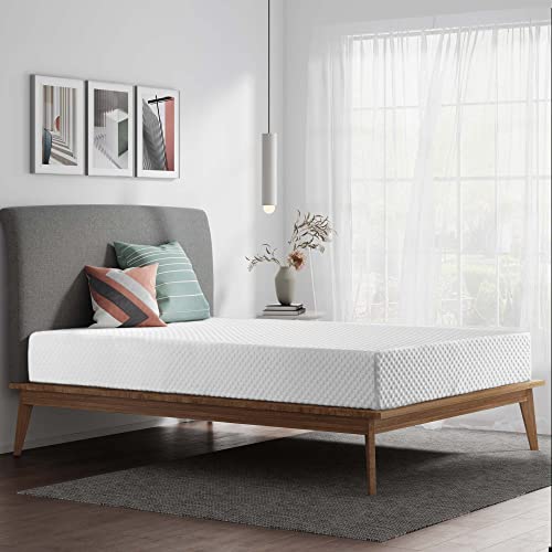 TMEOSK Full Size 10" Euro Hybrid Tight top Mattress, Gel Memory Foam Mattress for Cool Sleep & Balance Support