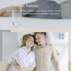 TMEOSK Full Size 10" Euro Hybrid Tight top Mattress, Gel Memory Foam Mattress for Cool Sleep & Balance Support