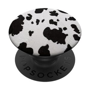 cow pattern print popsockets standard popgrip