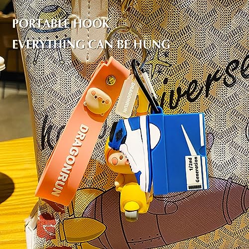 3D Basketball Shoes Box Case Compatible with Airpod 2nd Generation, Cute Case for Airpods 2nd/1st Generation, Cool Funny Case for Airpods 2nd/1st Generation with Keychain