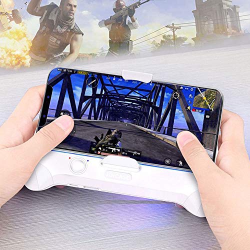 TJLSS Multifunctional Game Handle Dual Fan Cooling Bracket Mobile Phone Radiator Comfortable Handle. (Color : E)