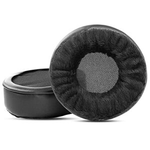 ydybzb thicker upgrade ear pads cushion memory foam earpads replacement compatible with akg k52 k72 k92 k240 headphones (black velour)