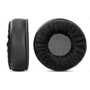 YDYBZB Thicker Upgrade Ear Pads Cushion Memory Foam Earpads Replacement Compatible with AKG K52 K72 K92 K240 Headphones (Black Velour)