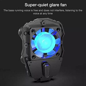 TJLSS Mobile Phone Radiator Gaming Universal Phone Cooler Portable Cooling Fan Holder Stand Fan Case Power Gamepad