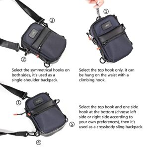 Linsoul DDHIFI C2023 HiFi Carrying Case for Audiophiles, All-in-one Multifunctional Backpack for DAP, DAC, Bluetooth Amp and IEMs