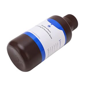 Photopolymer Resin, 500g LCD DLP High Toughness 3D Printer Resin UV Curing for Model(White)