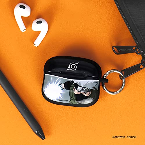 iFace Naruto Shippuden Anime Collection AirPods Case Compatible with AirPods Pro (1st/2nd Gen.) – Protective Cover [Carabiner Clip Included] [Wireless Charging Compatible] – Kakashi