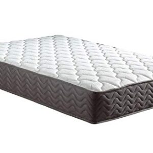 Swiss Ortho Sleep 12" Inch Memory Foam and Innerspring Hybrid Mattress for Cool Sleep & Pressure Relieving Bliss, Medium-Firm Plush Mattress/CertiPUR-US Certified/Bed-in-a-Box, Queen,White