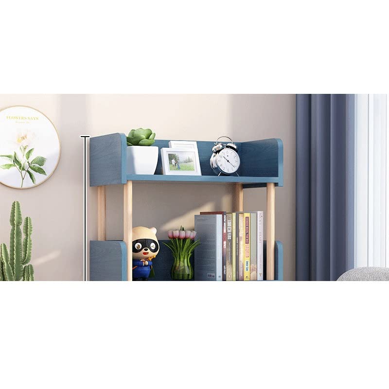 CXDTBH Simple Floor-to-Ceiling Bookshelf Simple Living Room Multi-Layer Shelving Shelf Saving Space Primary School ( Color : Black , Size : 40*50cm )