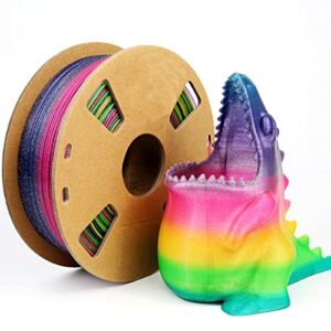 3d printer filament pla star flash highlight rainbow gradient color 1.75 mm +/-0.03 mm1kg spool