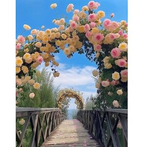 Metal Archway,Garden Arch,Rose Arch Trellis,Freestanding Trellis for Climbing Plants for Various Climbing Plant for Roses,Climbers,Vegetables,Archway Decor (Color : White, Size : W180cmXH230cmXD40cm