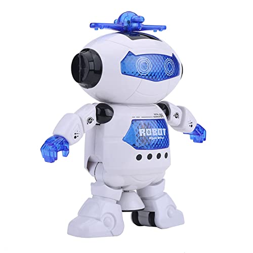 ONIMANROS 360° Rotatable Lighting Dancing Humanoid Robot Toy Kid Children Playful Gift