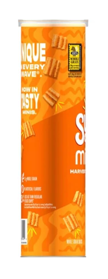 Sunchips Harvest Cheddar Minis, 3.75 oz Canisters, 3 Pack