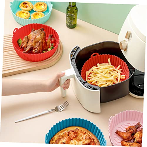 UPKOCH 8 Pcs air fryer pan oven basket air fryer Air Fryer Silicone Basket air fryer liner silicone baking mat accessories for air fryer large basket rubber Silica gel lift non stick