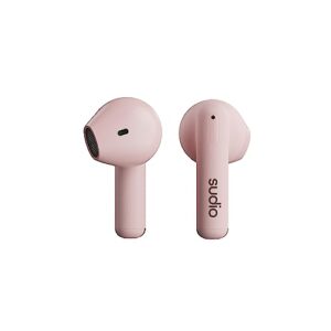 sudio a1 true wireless earbuds bluetooth 5.3 headphones touch control with wireless charging case compact ipx4 waterproof open-ear built-in mic headset premium crystal sound