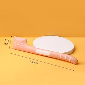 WINDSIUUU Pet Food Can Spoon, 3Pcs Silicone Pet Food Can Supplies Pet Food Canned Practical Mixing Spoons Food Canned Scoop for Pet Cat Dog Feeding Can and Wet Food Storage for Dogs Cats Pets