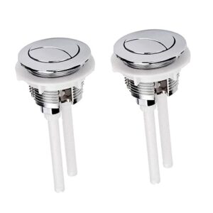 housoutil 2pcs toilet flush switch two button toilet bathroom accessory toilet accessories one-piece toilets household toilet switch water tank accessory bathroom toilet switch flush valve