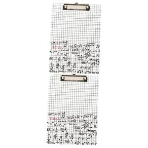 Ciieeo 2pcs Transparent Board Clip Glitter clipboard Gold clipboard File clipboards Writing clipboard Clip Boards Office clipboards White hardboard Nurse Bottom Plate Acrylic Business