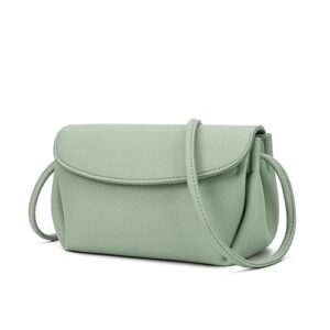 crossbody bags for women cross body bag purses women's shoulder handbags small leather purse (green)