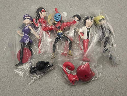 Cartoon-Inspired Ladybug and Cat Noir (Set of 8 pcs), Action Figures, Toys