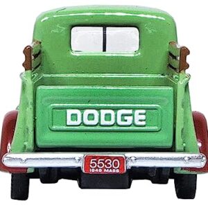 1948 B-1B Pickup Truck Green Dan's Service Garage 1/87 (HO) Scale Diecast Model Car by Oxford Diecast 87DP48003