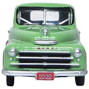 1948 B-1B Pickup Truck Green Dan's Service Garage 1/87 (HO) Scale Diecast Model Car by Oxford Diecast 87DP48003