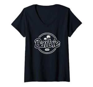 barbie - barbie logo v-neck t-shirt