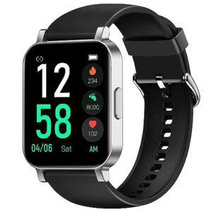 eurans smart watch 41mm, full touchscreen smartwatch, fitness tracker with heart rate monitor & spo2, ip68 waterproof pedometer watch for women men compatible with ios & android phones… b09kh59c8k