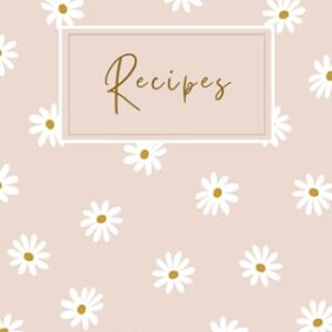 Recipes: Blank Recipe Book to Write in Your Own Recipes | 5.5”x8.5” Handy Culinary Blank Cookbook