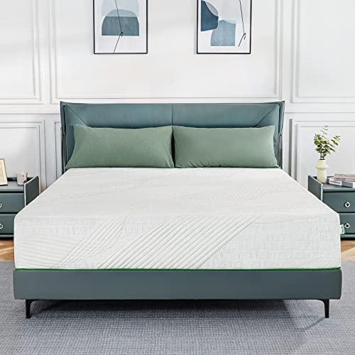 Novilla King Size Mattress, 12 Inch Gel Memory Foam Mattress King, Mattress in a Box for Back Pain Relief, Medium Firm Mattress with Edge Support & Motion Isolation, Ataraxia