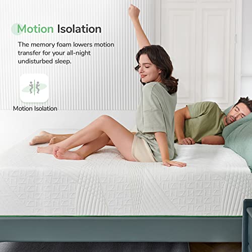 Novilla King Size Mattress, 12 Inch Gel Memory Foam Mattress King, Mattress in a Box for Back Pain Relief, Medium Firm Mattress with Edge Support & Motion Isolation, Ataraxia