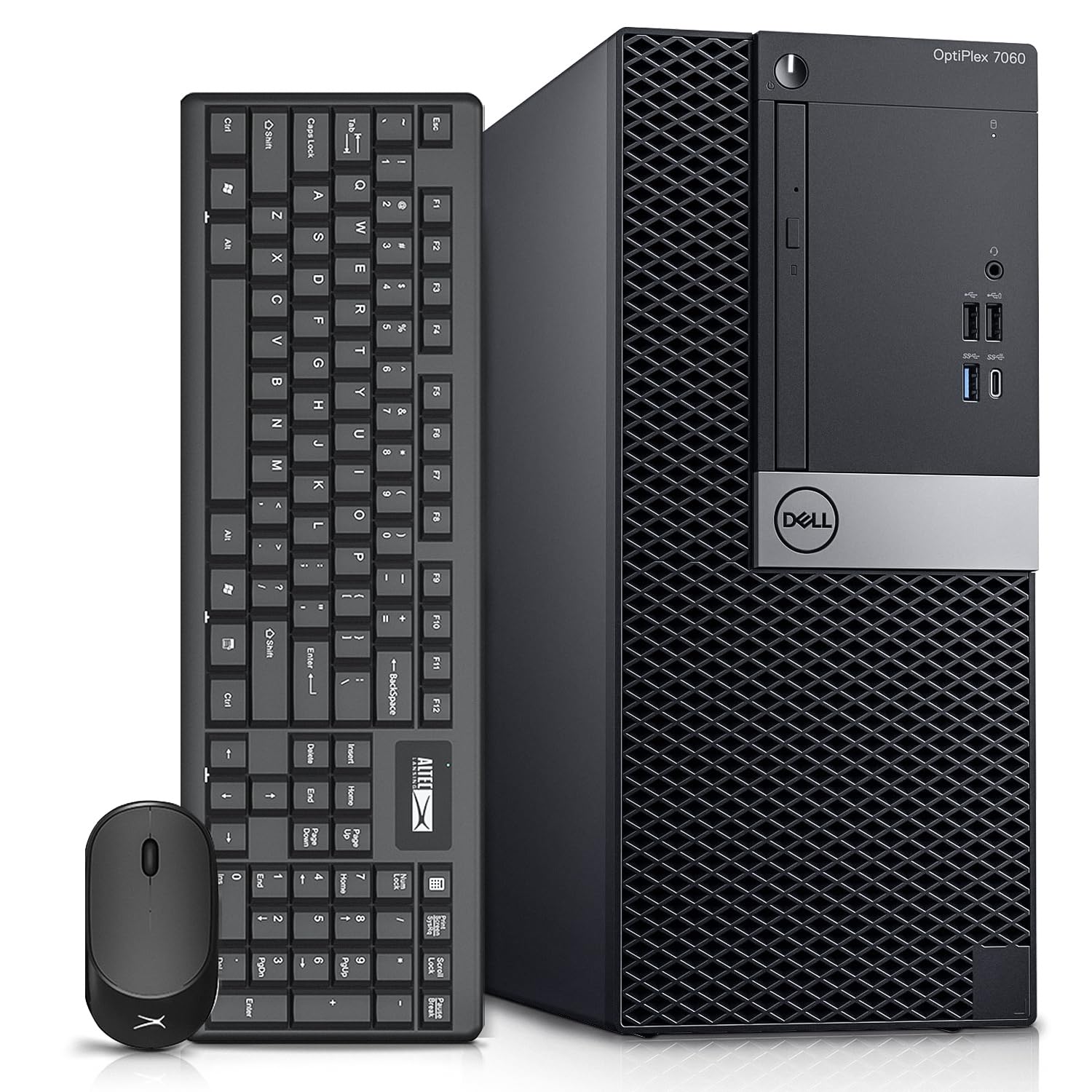 Dell OptiPlex 7060 Tower Computers Desktop Computer Windows 11,i7-8700 3.2GHz,32GB DDR4 Ram 512GB SSD M.2 NVMe SSD,Intel AX210 Built WiFi 6e Bluetooth 5.3, Refurbished Desktop,HDMI,DVD-RW (Renewed)