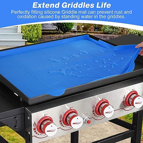 36" Silicone Griddle Mat for Blackstone Grill, Heavy Duty Food Grade Silicone Griddle Buddy Mat Top Cover for Blackstone Griddle Grill, Protect Griddle No Rust Dirt From Animal, Reusable Griddle Mat