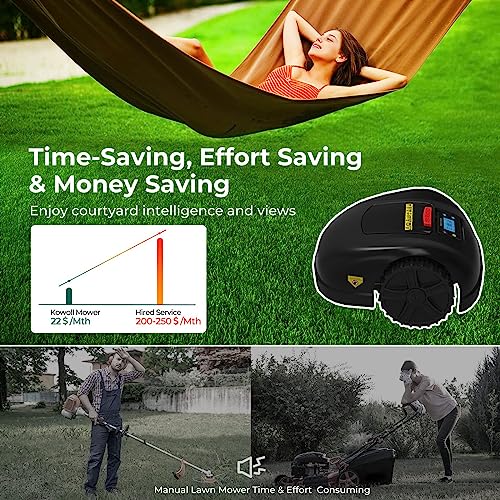 Smart Weeder, 3000 RPM Mowing Robot, Mowing Range: 2600㎡, Battery Life: 2-3 Hours, Anti-Theft + Automatic Charging, Used for Back Garden/Lawn Care